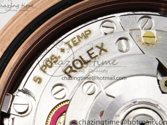 0109 OnTrend DayDate 40 RG JDF 904L Steel Silver Stick Dial on President Bracelet VR3255 V3 (Gain Weight) 1360